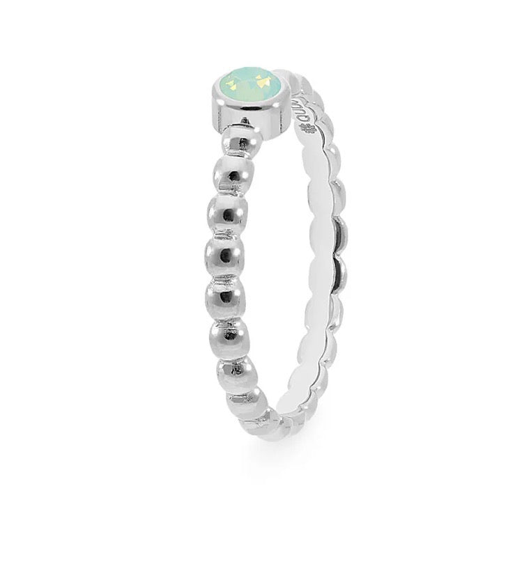 Vorsteckring Liora Silber