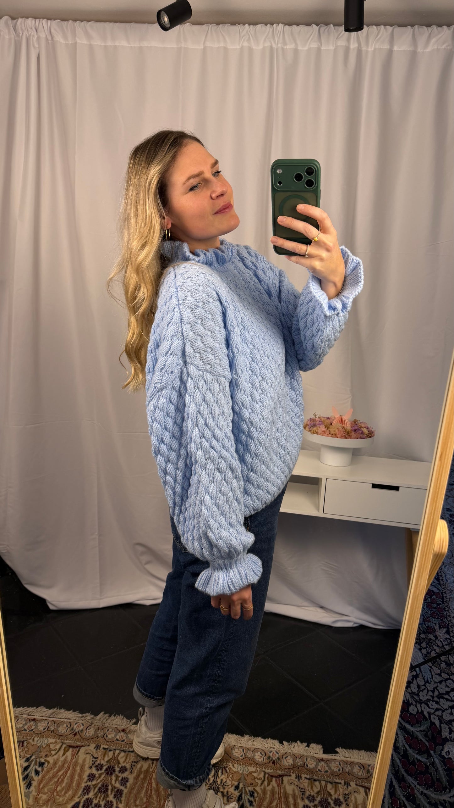 Rüschenstrick Pulli
