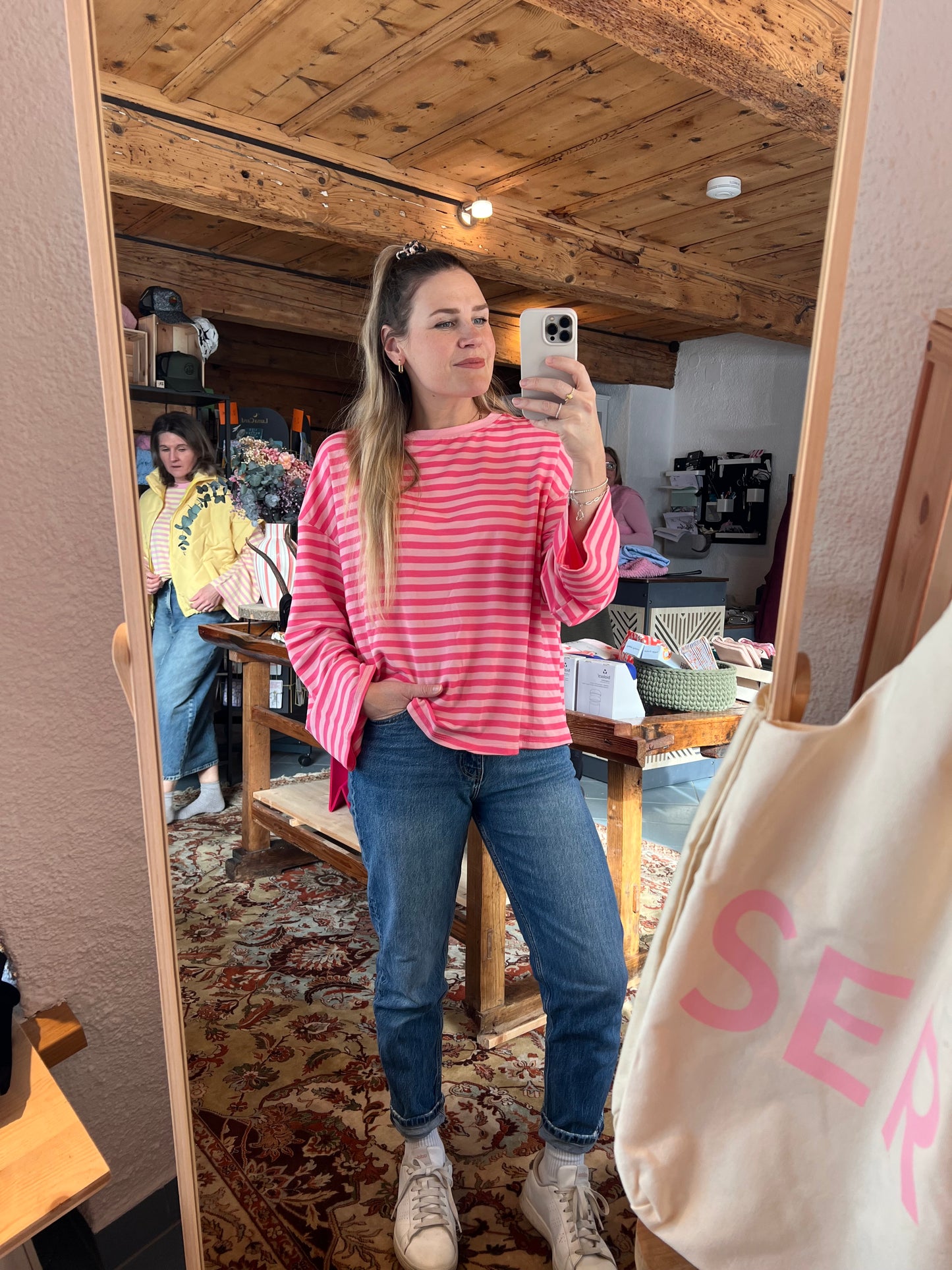 Longsleeve gestreift