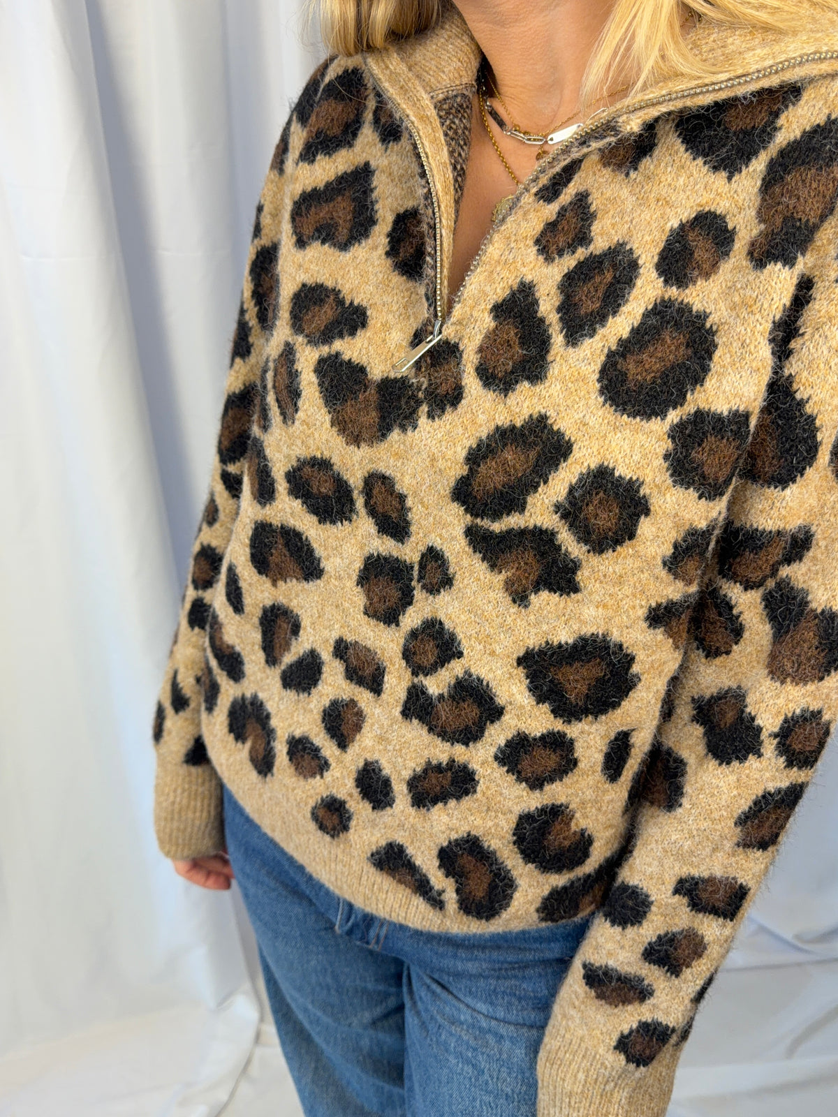 Leo Strickpullover – Wild Leo | One Size | Made in Italy