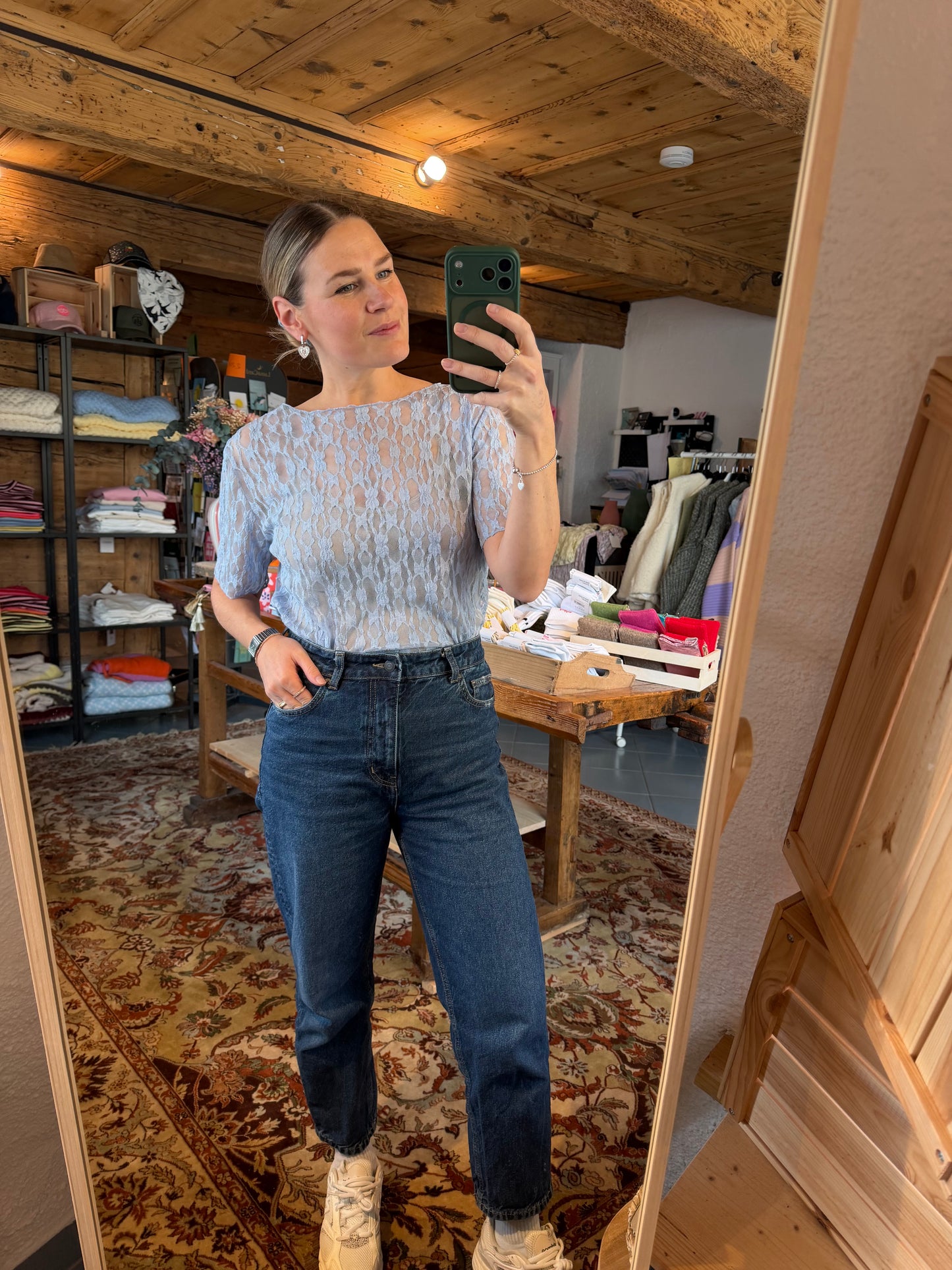 Mesh Lace Top kurz