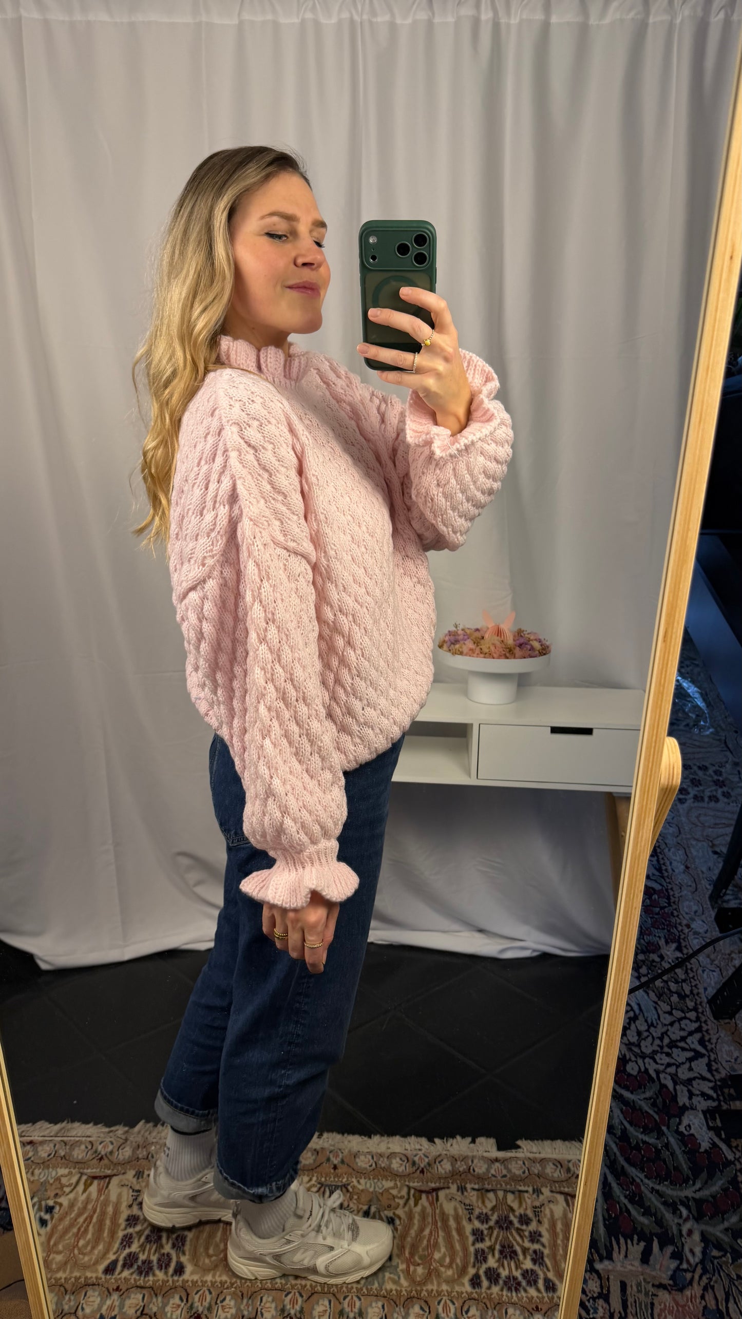 Rüschenstrick Pulli