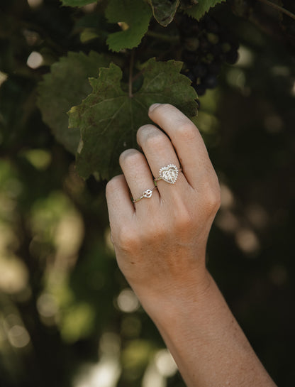Waldliebe Ring 18k Vermeilgold