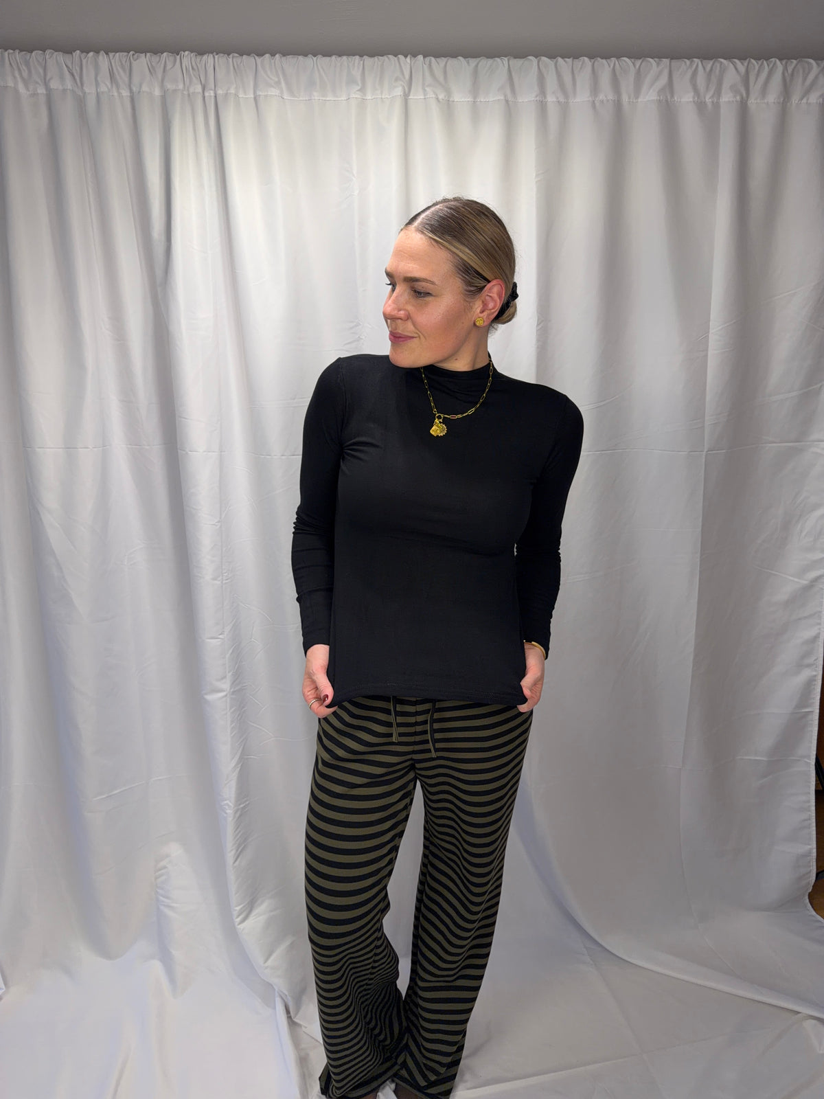 Stehkragen Longsleeve
