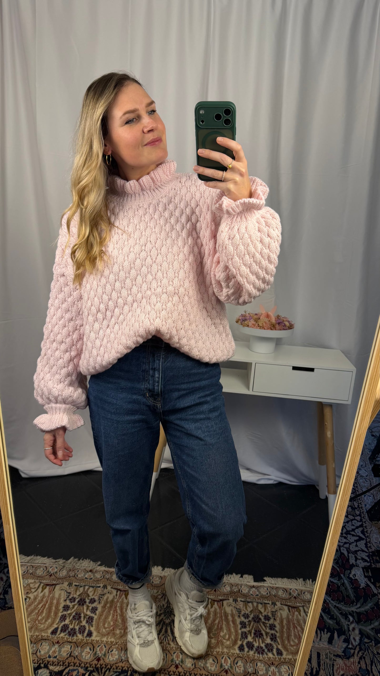 Rüschenstrick Pulli