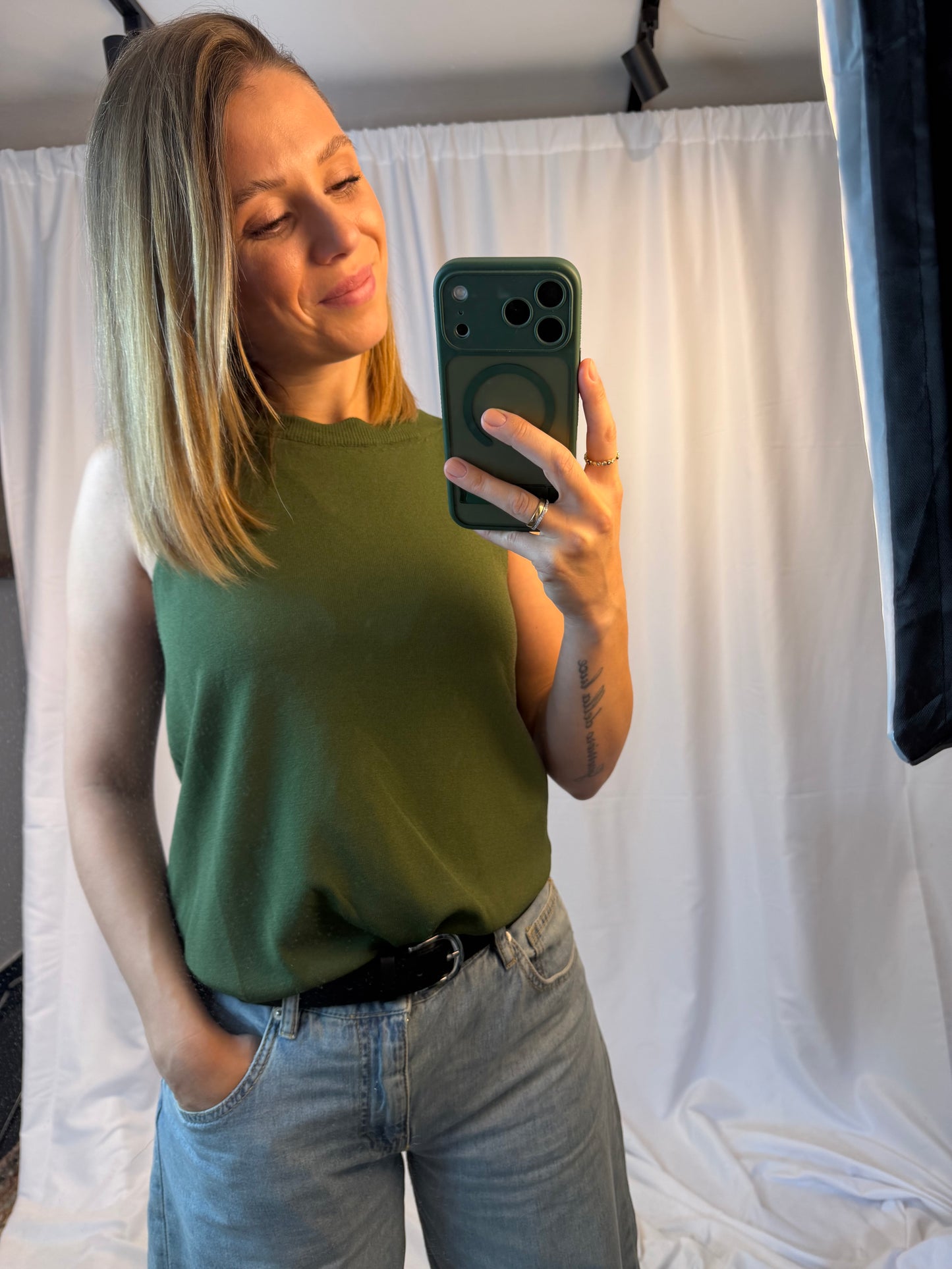 High Neck Top