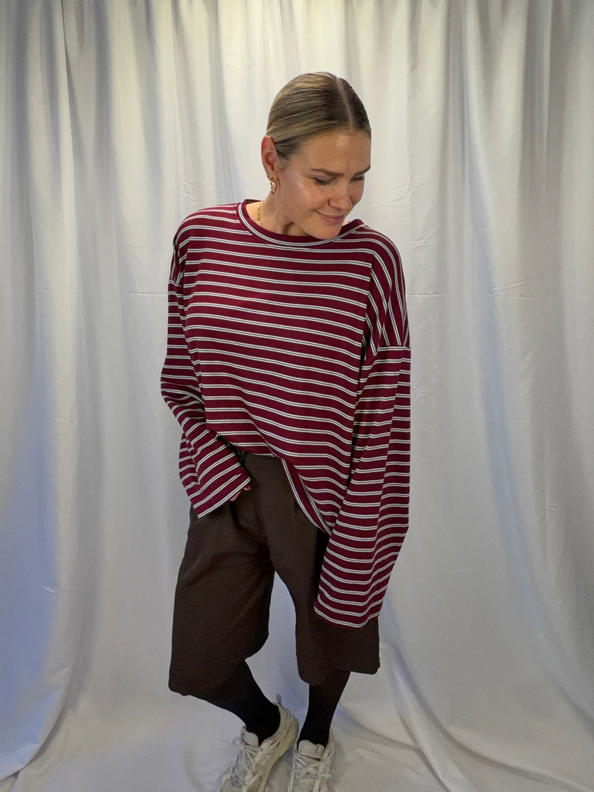 Striped Love – Oversized Longsleeve | One Size