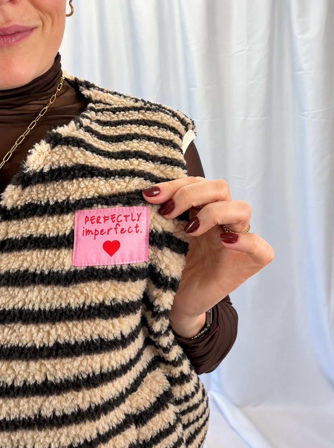 Teddyweste „Perfectly Imperfect“