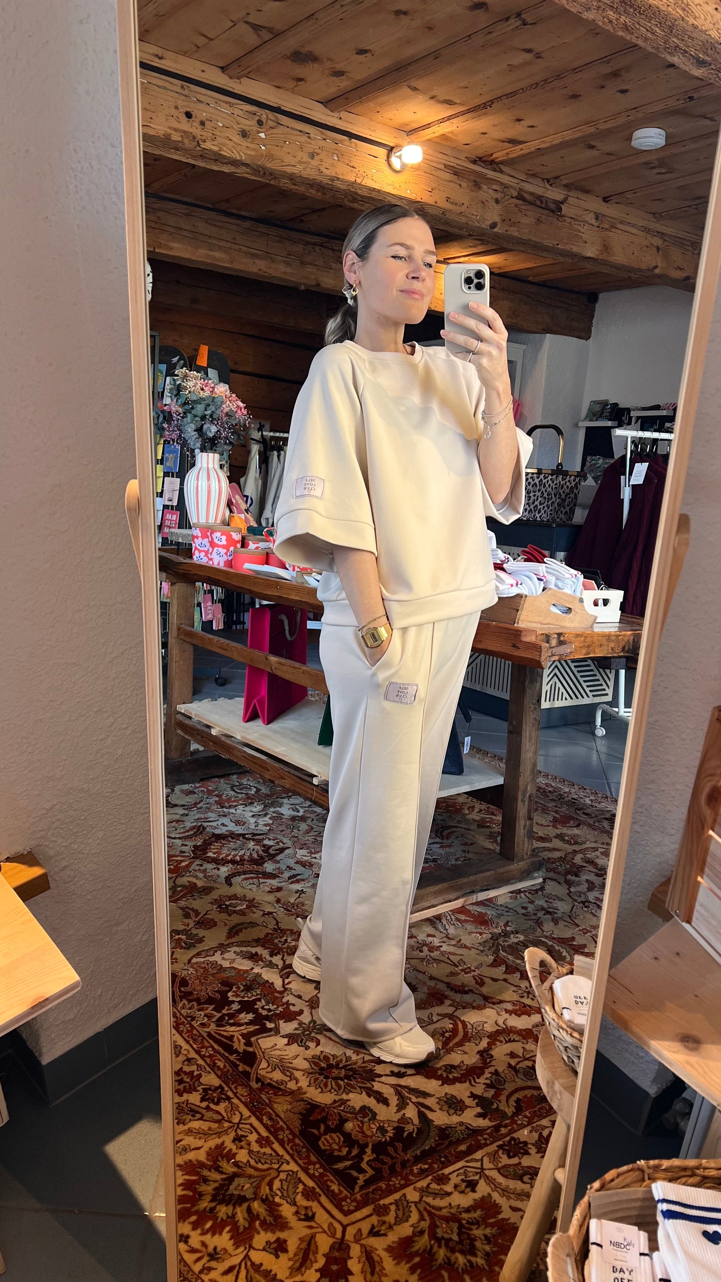 Jogger-Set mit 3/4-Arm – Made in Italy