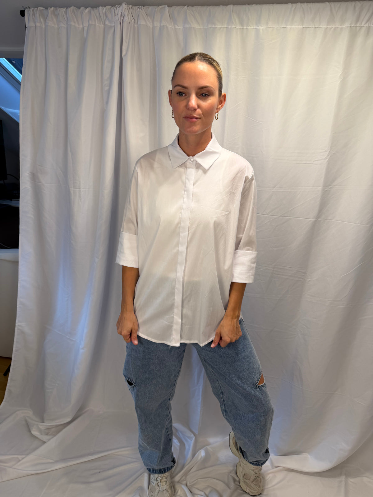 Long Bluse – Vokuhila Schnitt