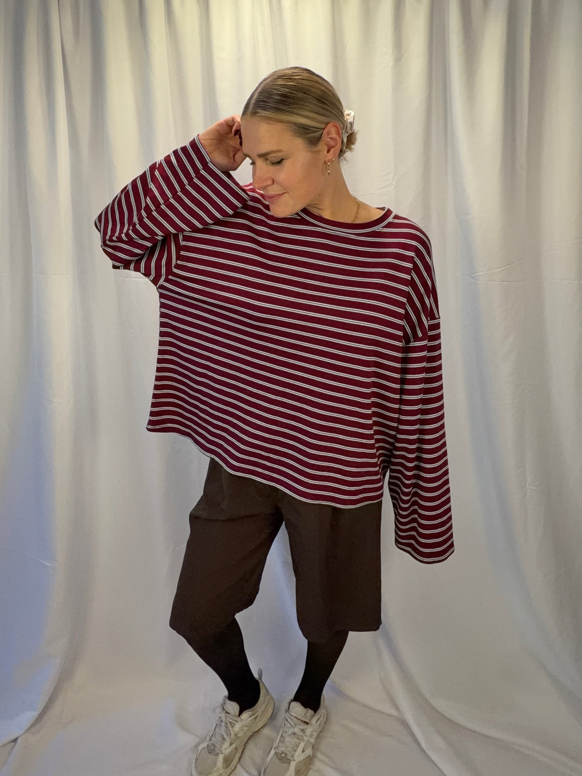 Striped Love – Oversized Longsleeve | One Size
