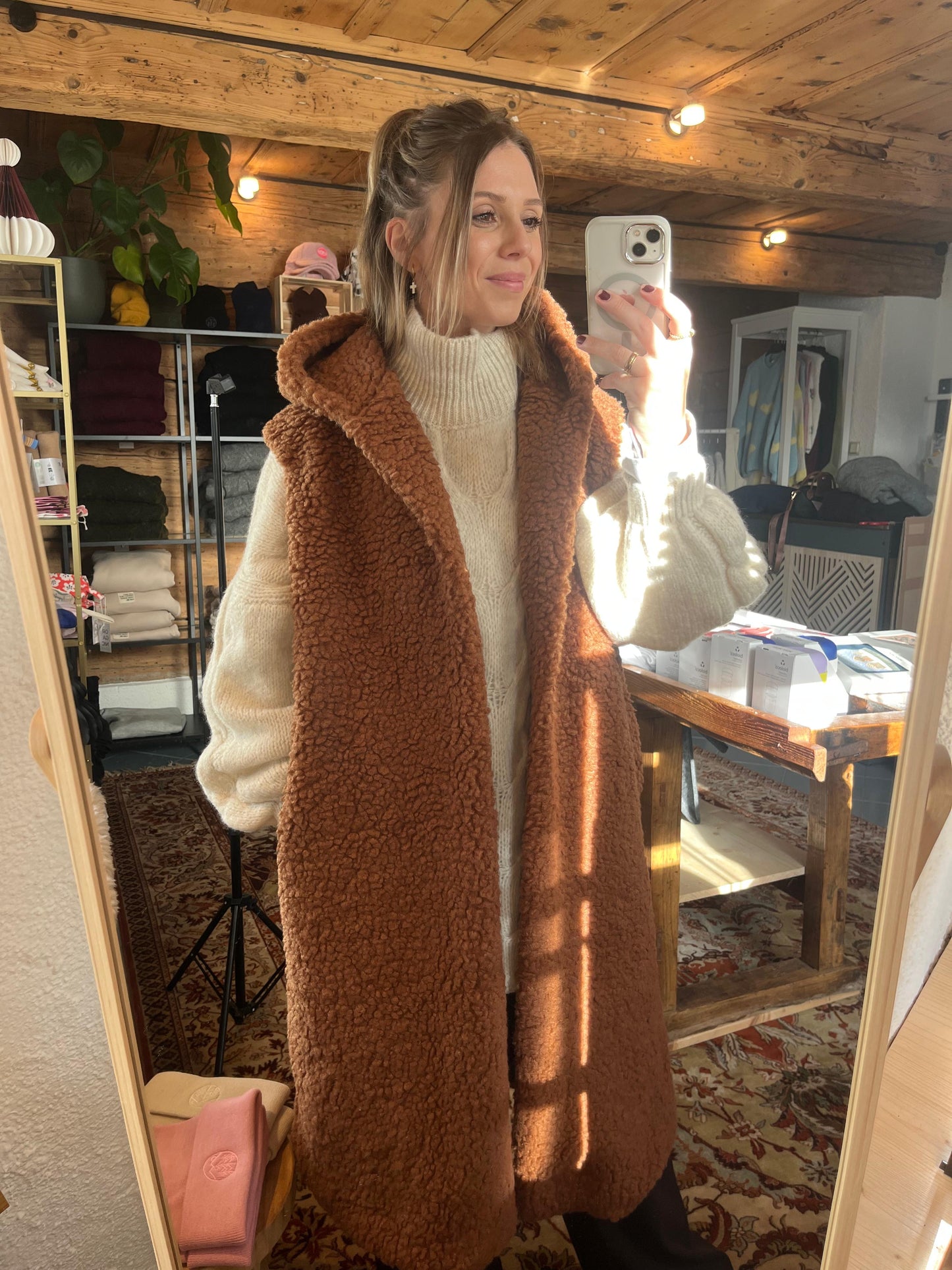 Teddy Vest long