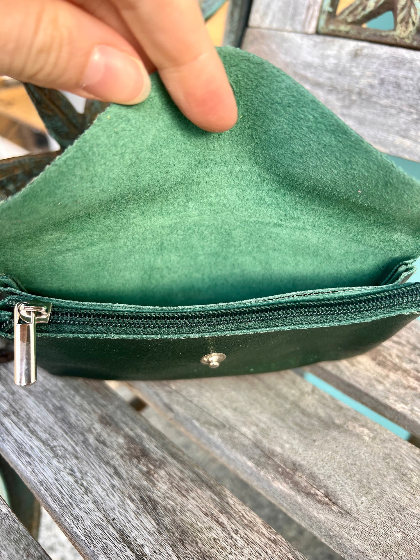 Leder Geldbörse