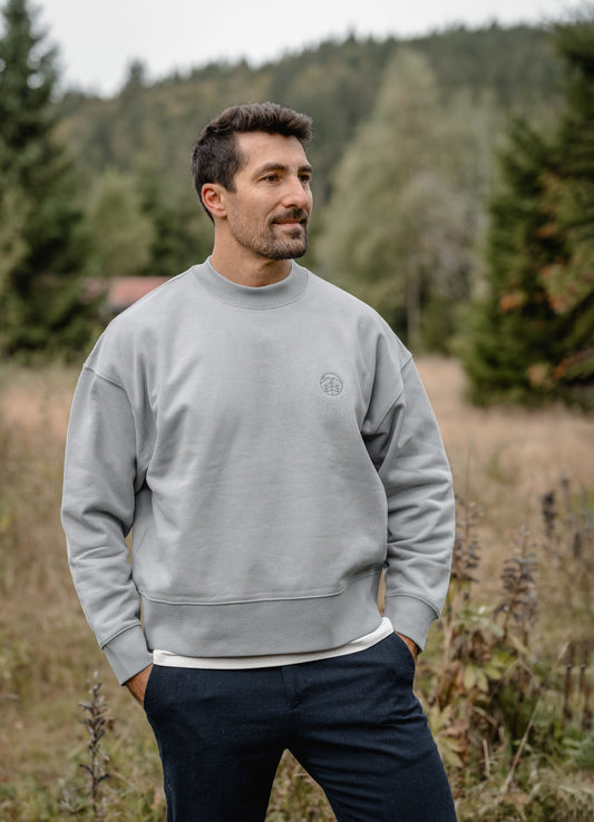 Woidlogo Sweater Unisex | Misty grey