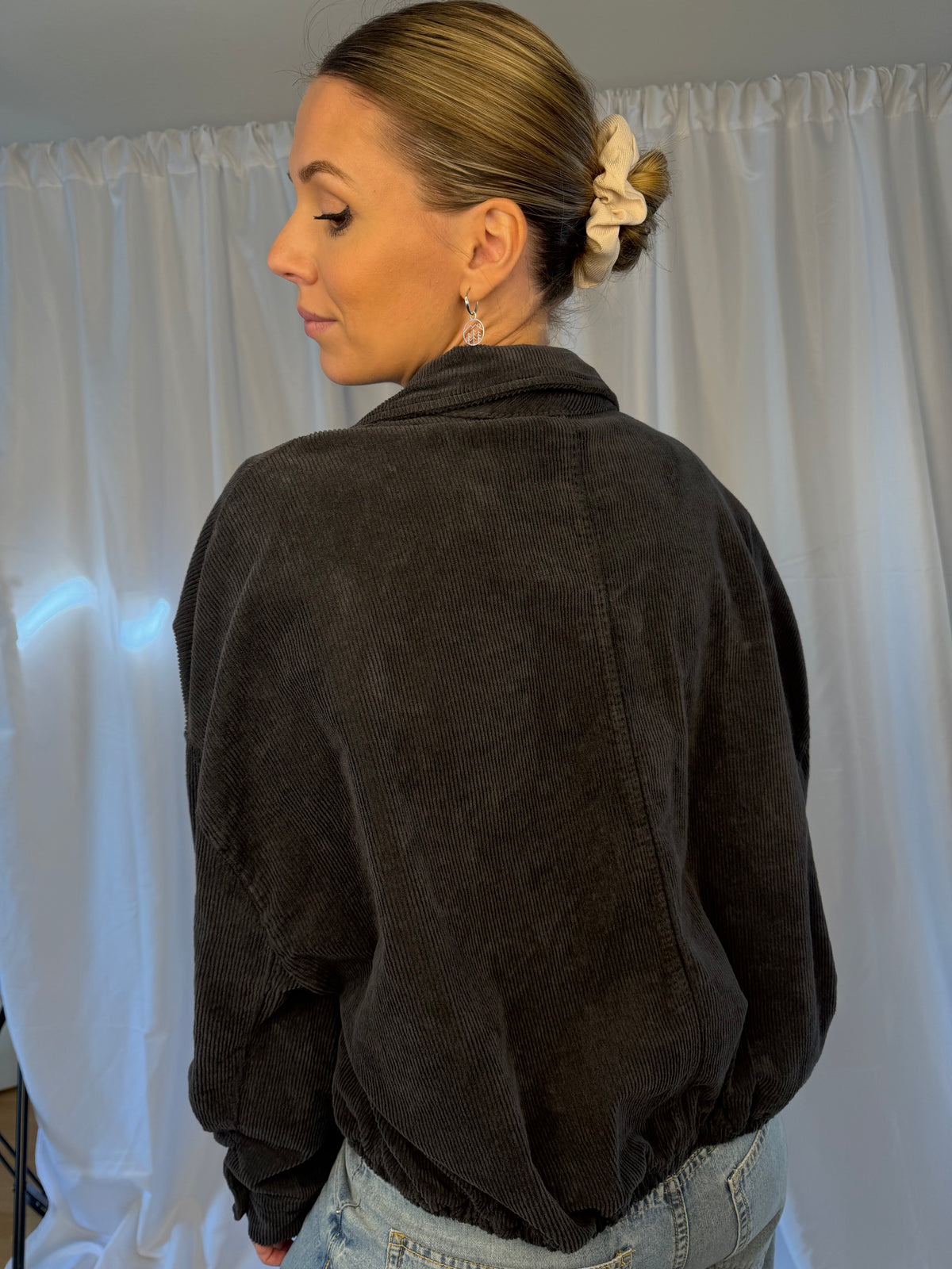 Cordjacke Cropped – One Size