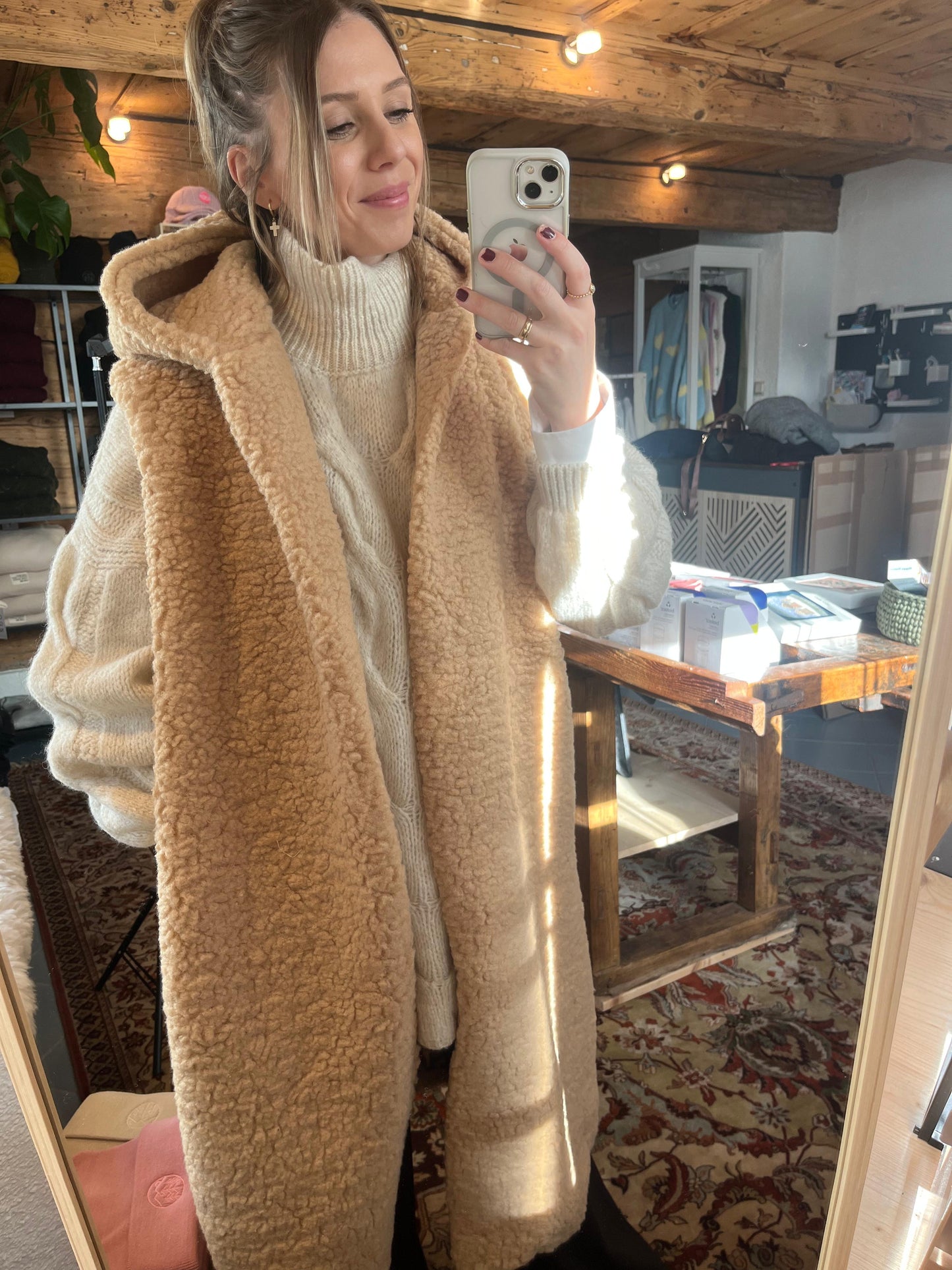 Teddy Vest long