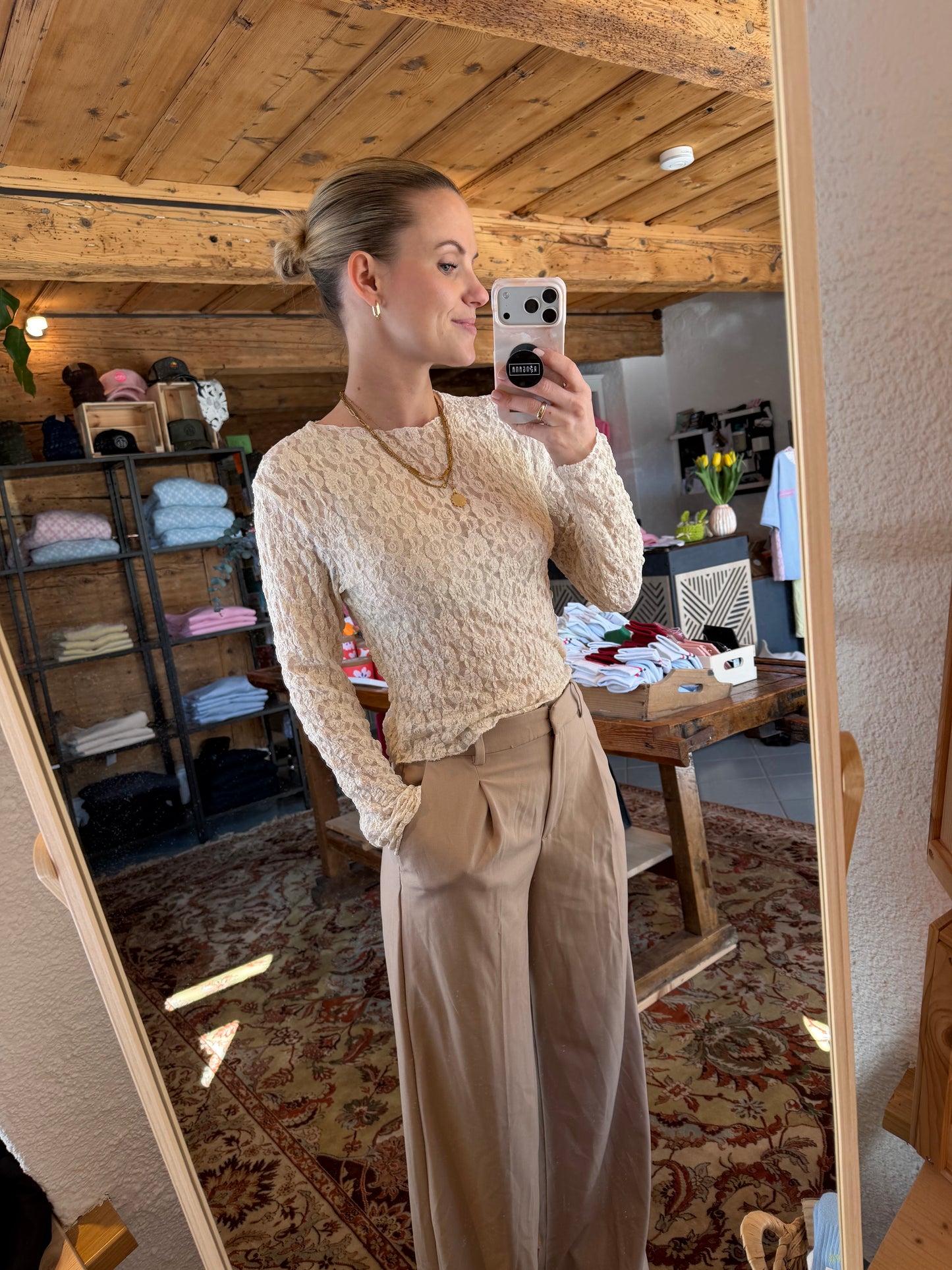 Mesh Lace Top