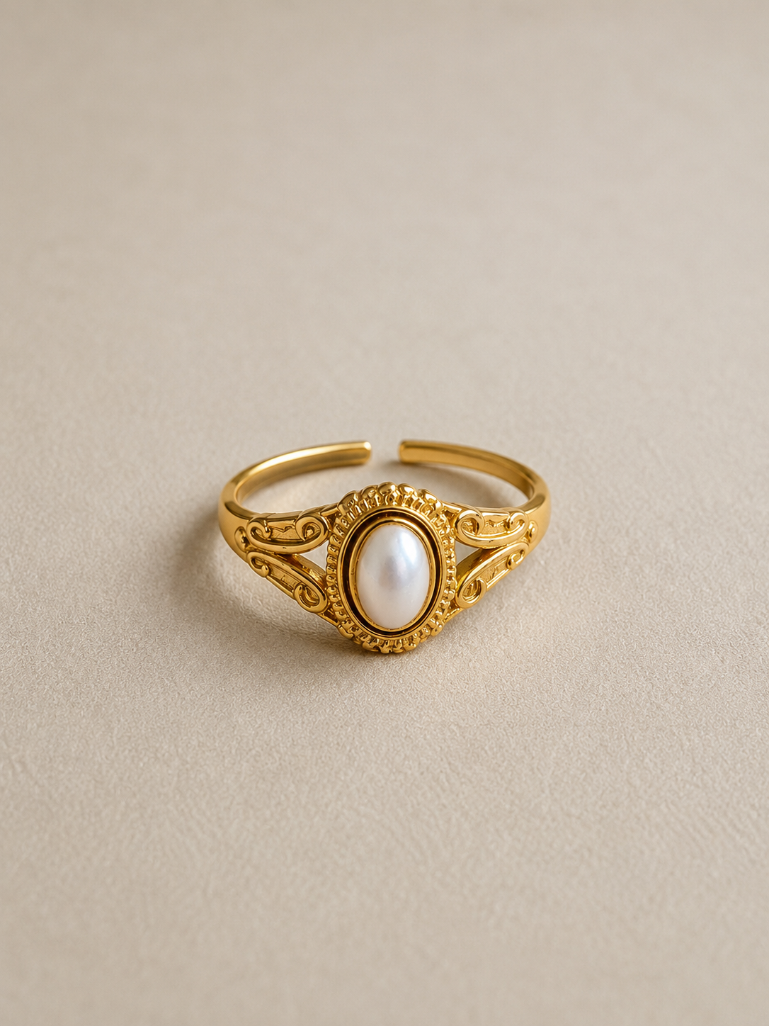 Vintage Perlenring