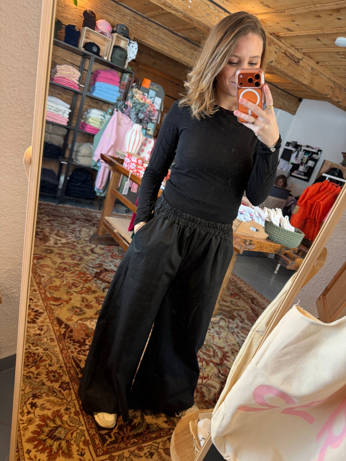 Baumwollhose „Wide Ease“
