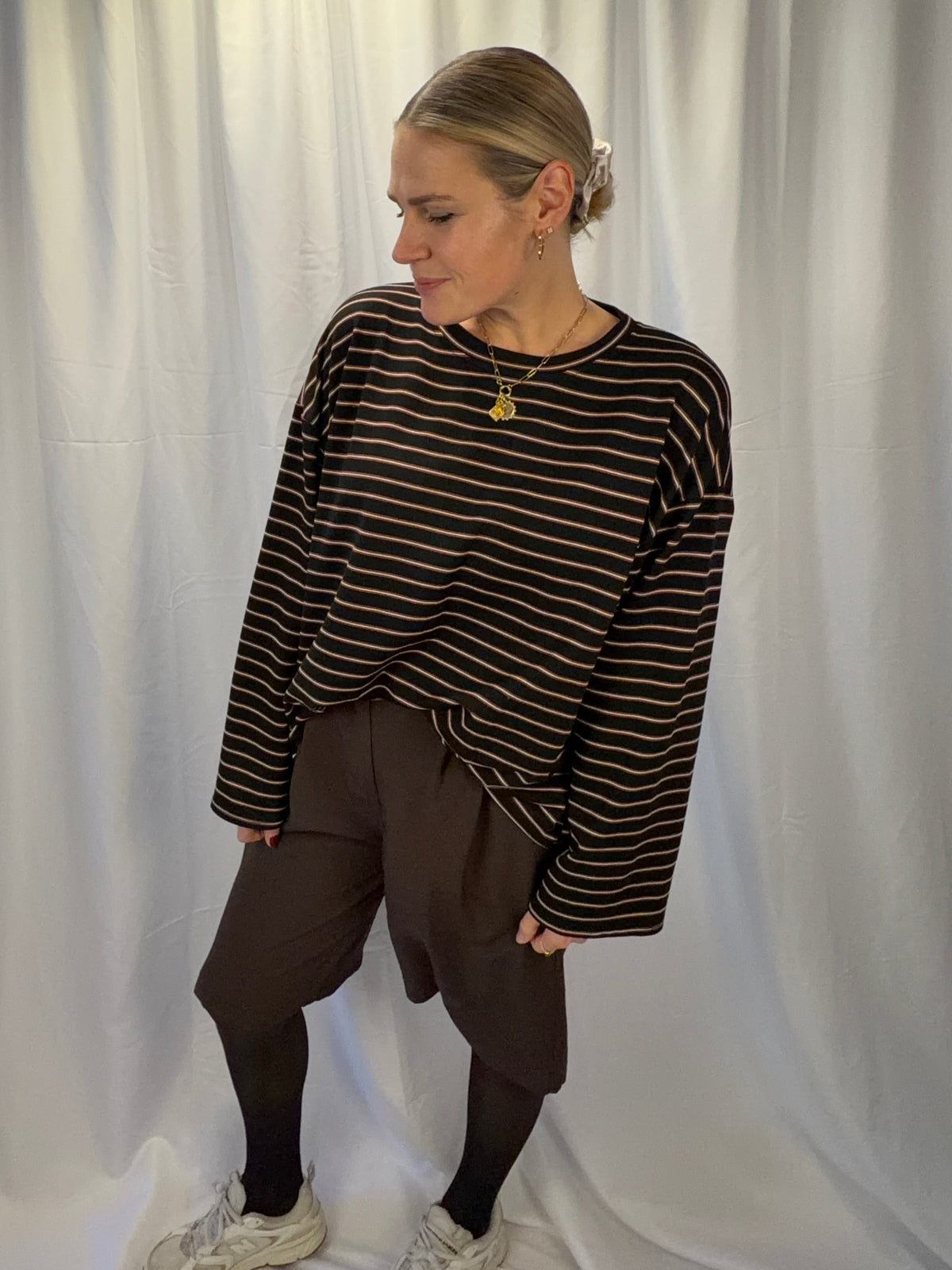 Striped Love – Oversized Longsleeve | One Size