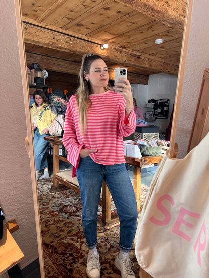 Longsleeve gestreift