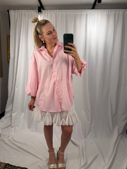 Oversize-Bluse mit Ballonärmeln