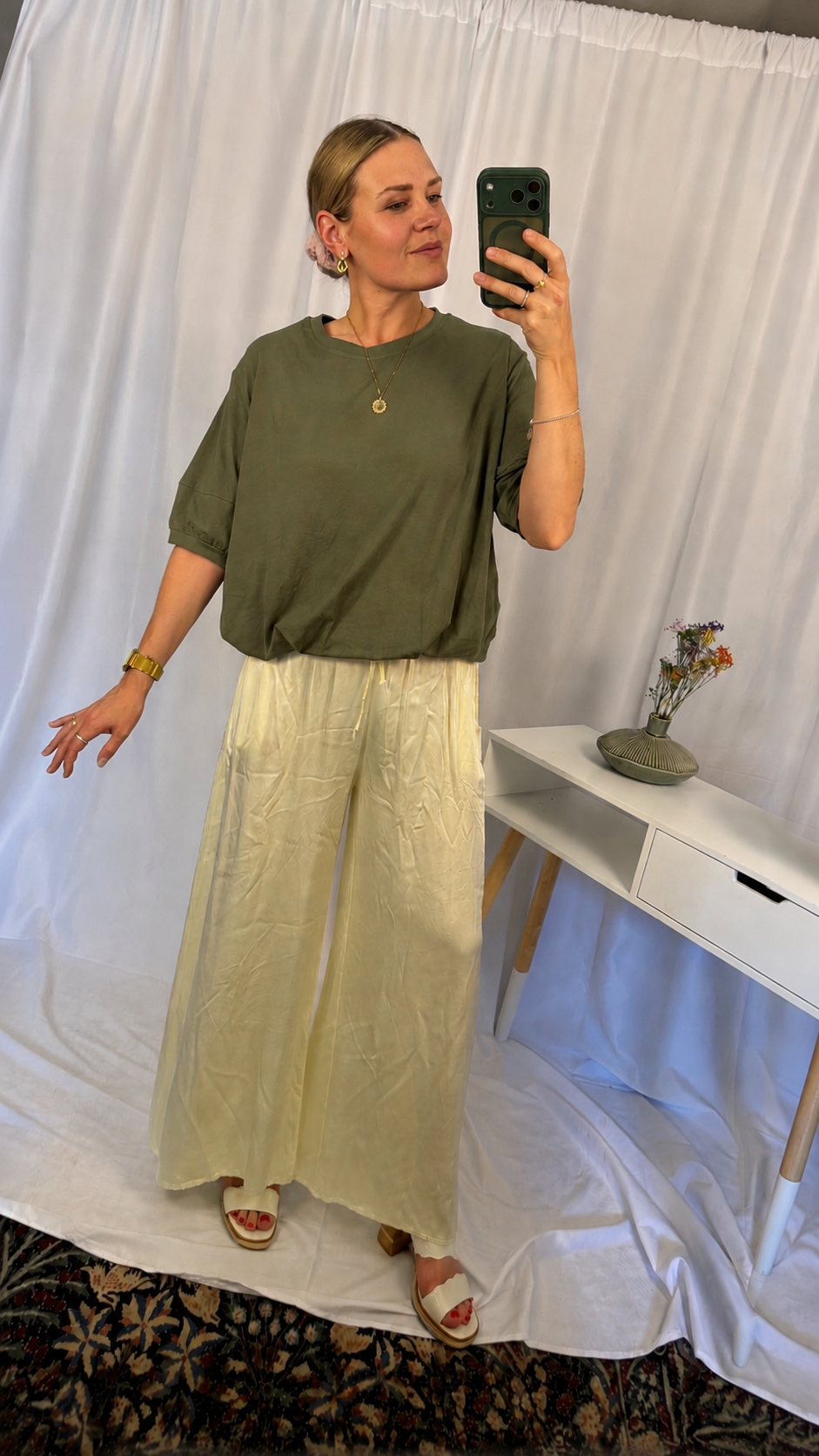 Puffy Baumwollshirt