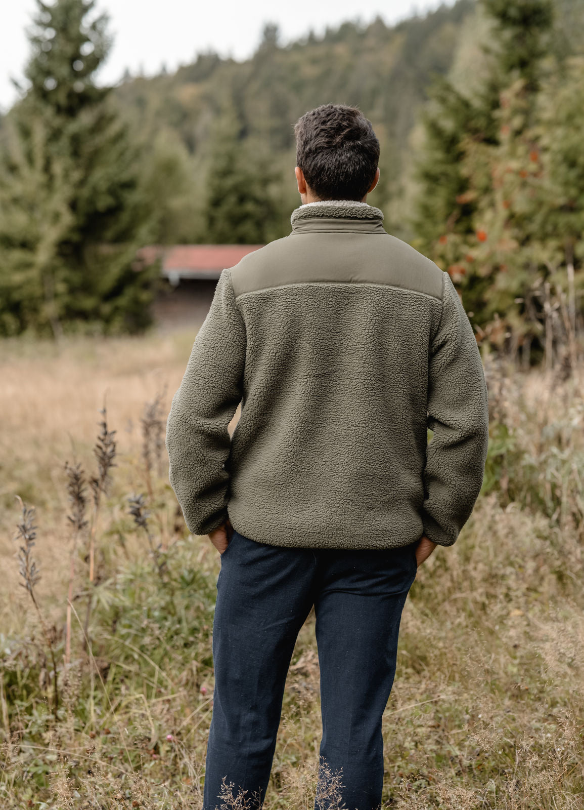 Woidlogo Teddy Jacke - Khaki