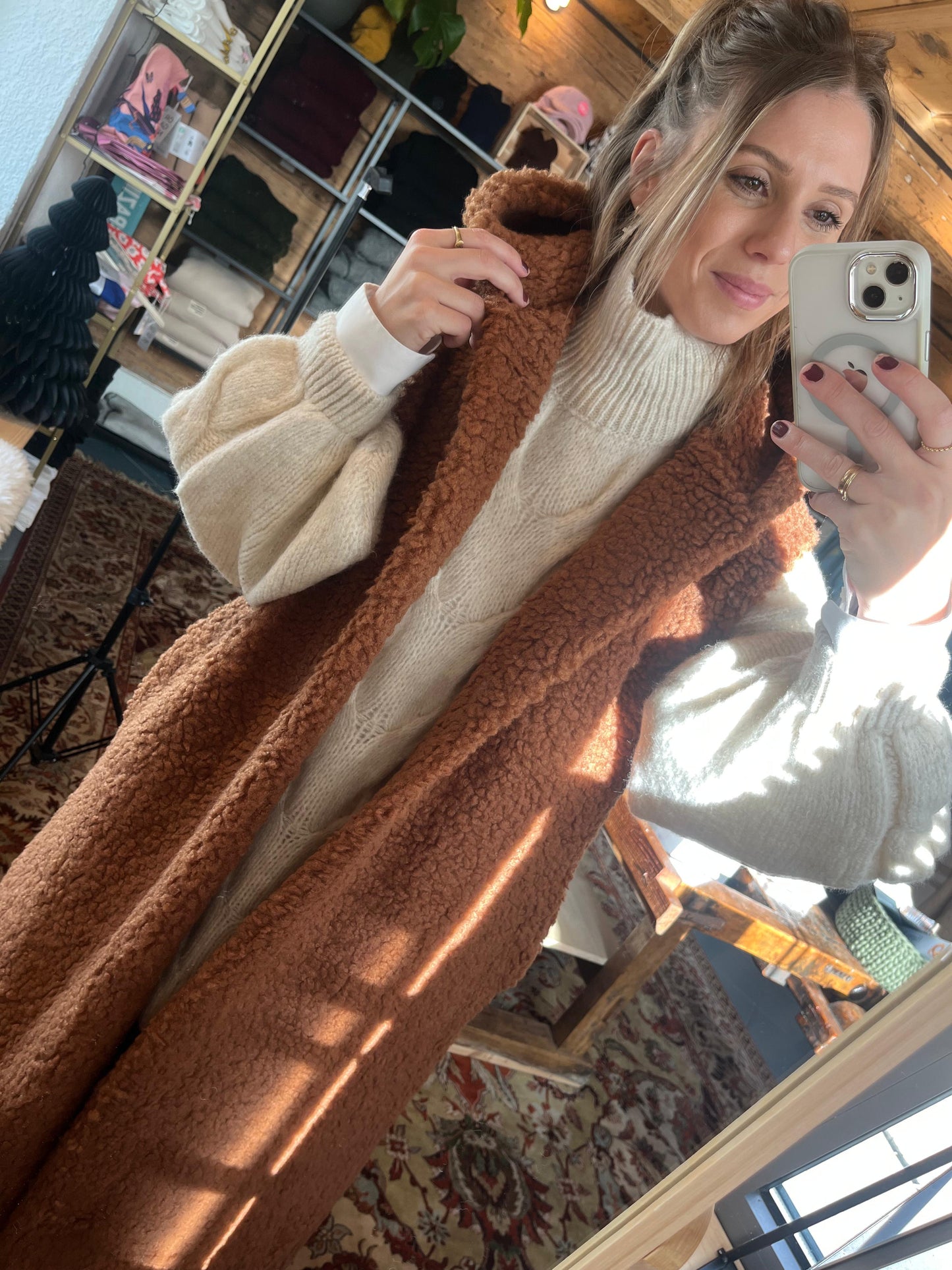 Teddy Vest long