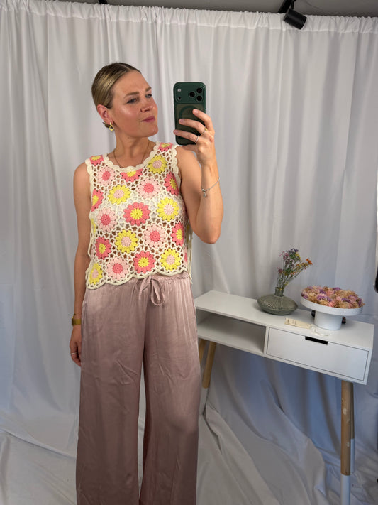 Häkelshirt Flower