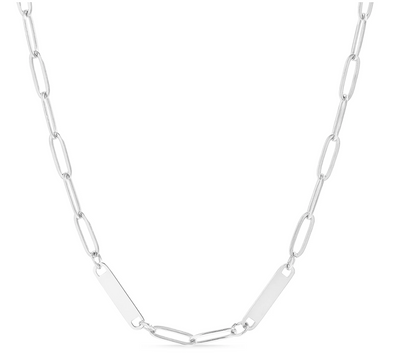 Individualisierbare Paperclipkette