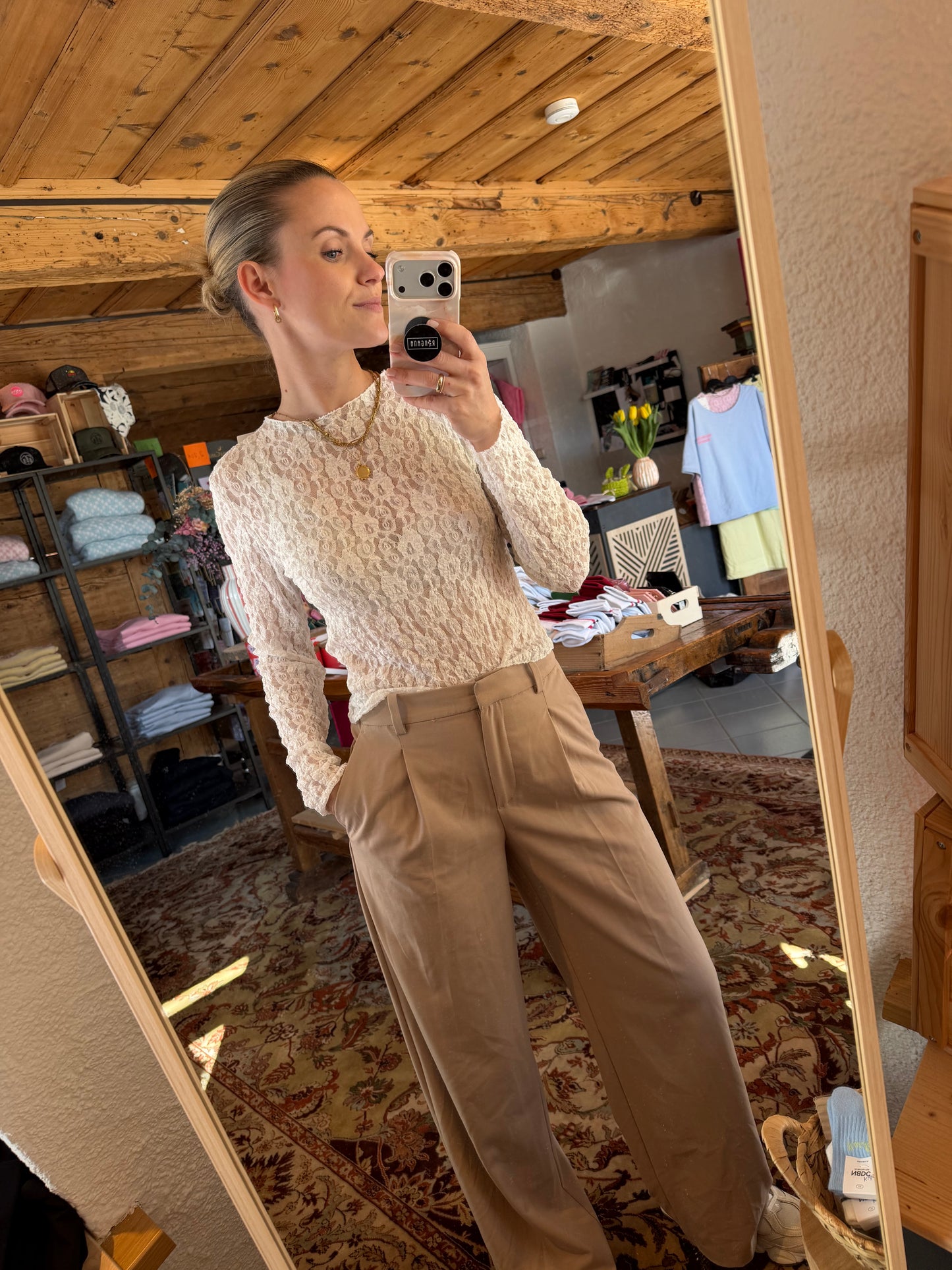 Mesh Lace Top