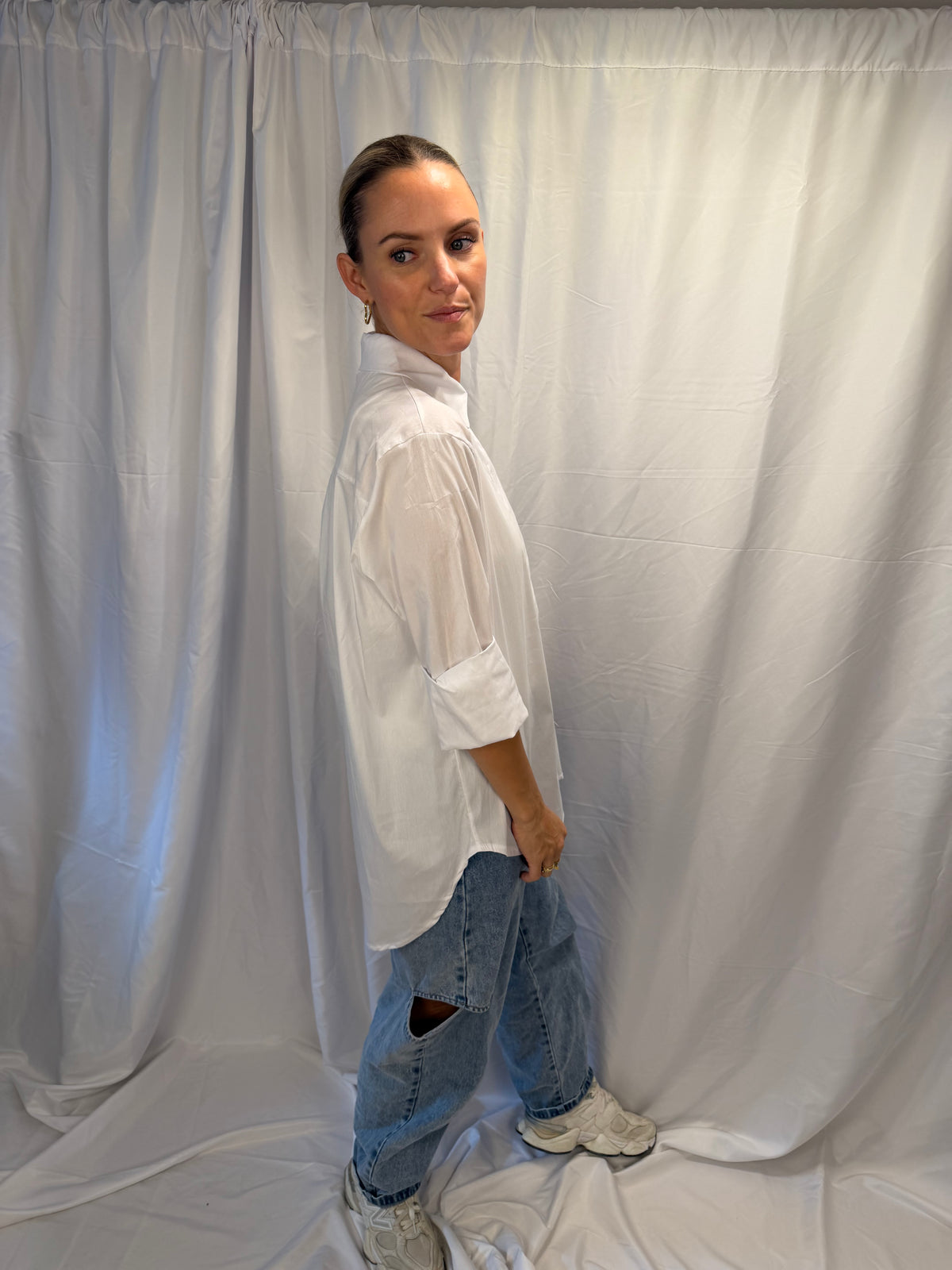 Long Bluse – Vokuhila Schnitt