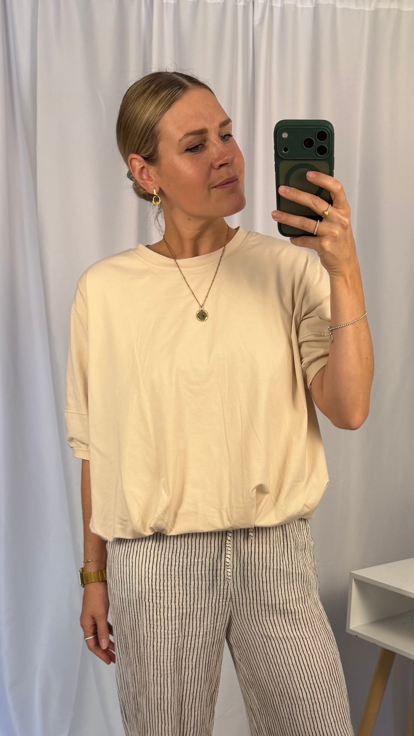 Puffy Baumwollshirt