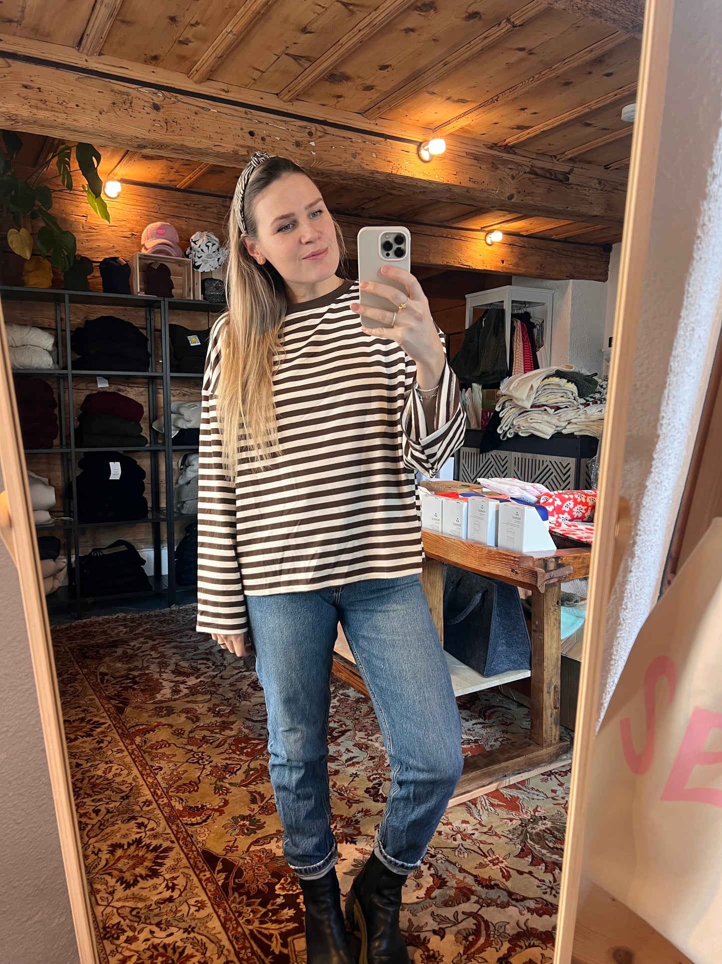 Longsleeve gestreift