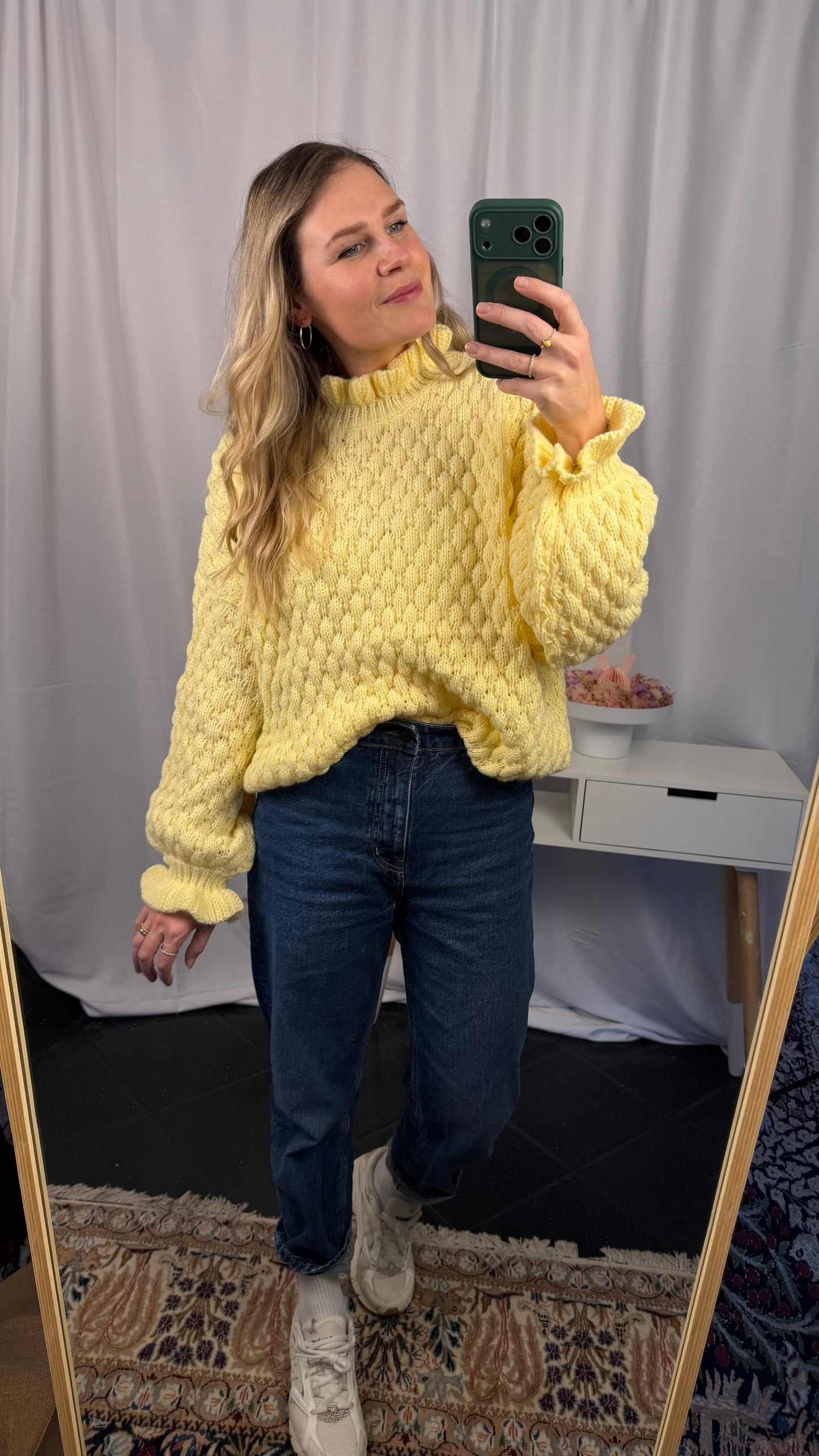 Rüschenstrick Pulli