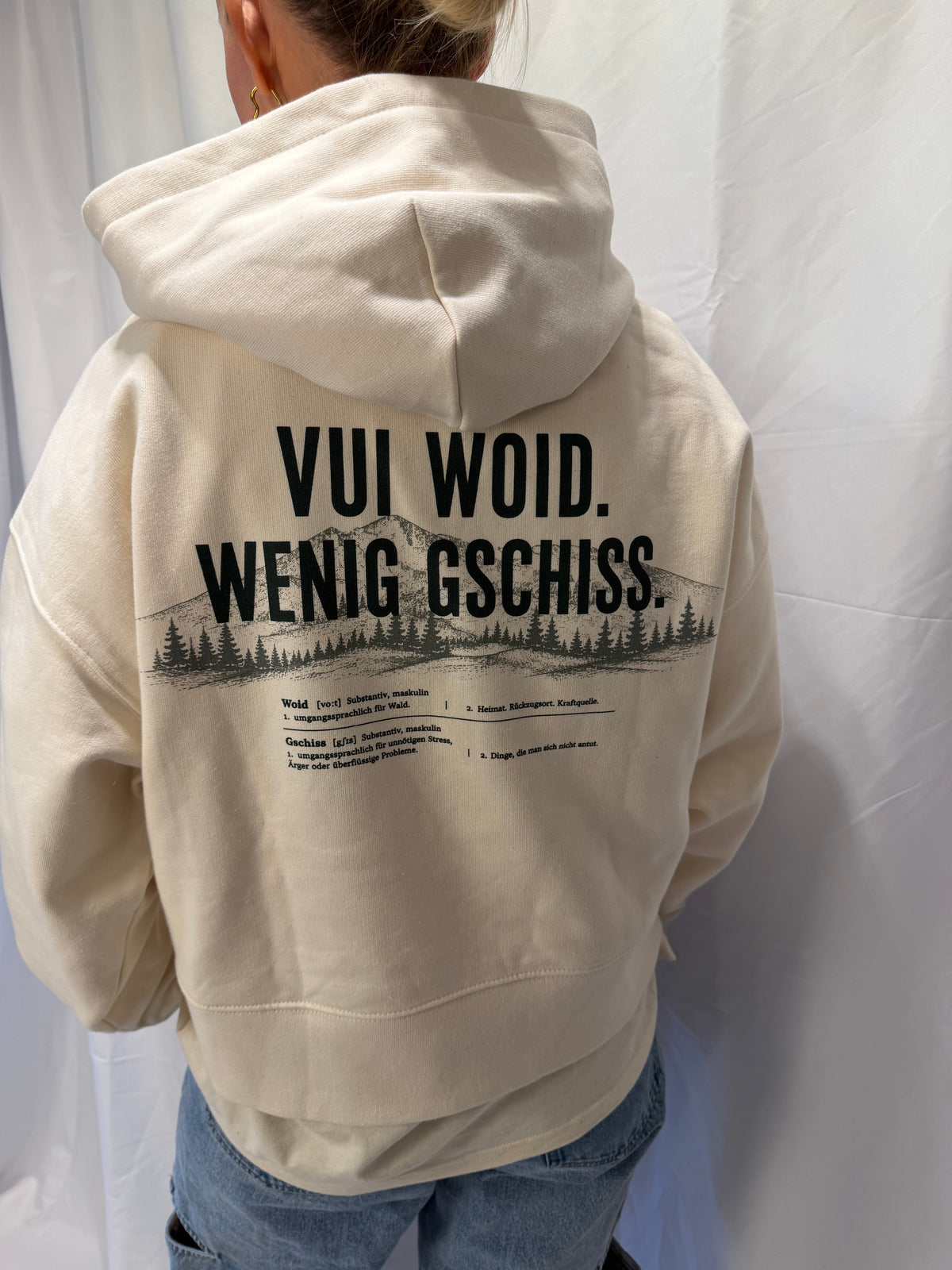 Woidlogo Unisex Hoodie - Natural