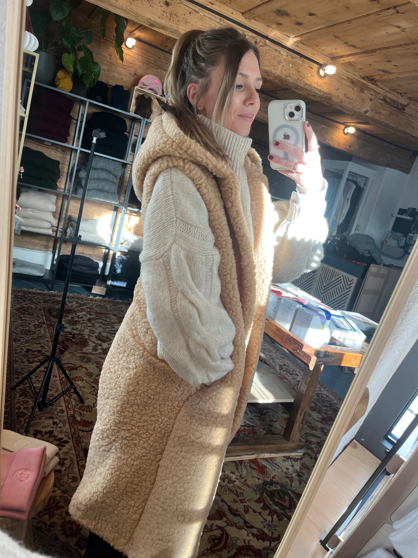 Teddy Vest long