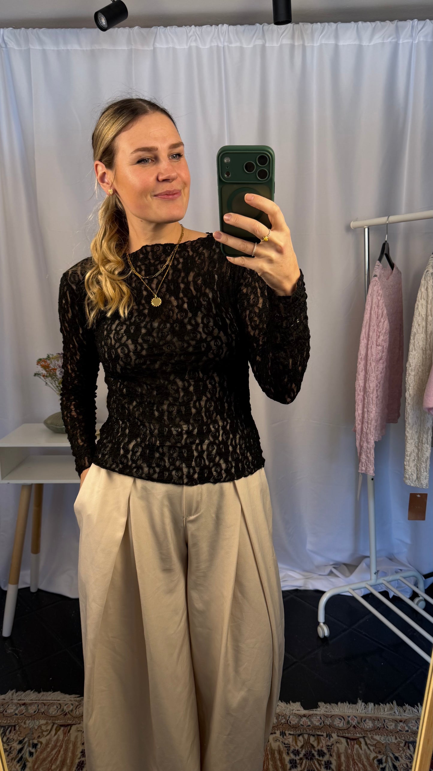 Mesh Lace Top