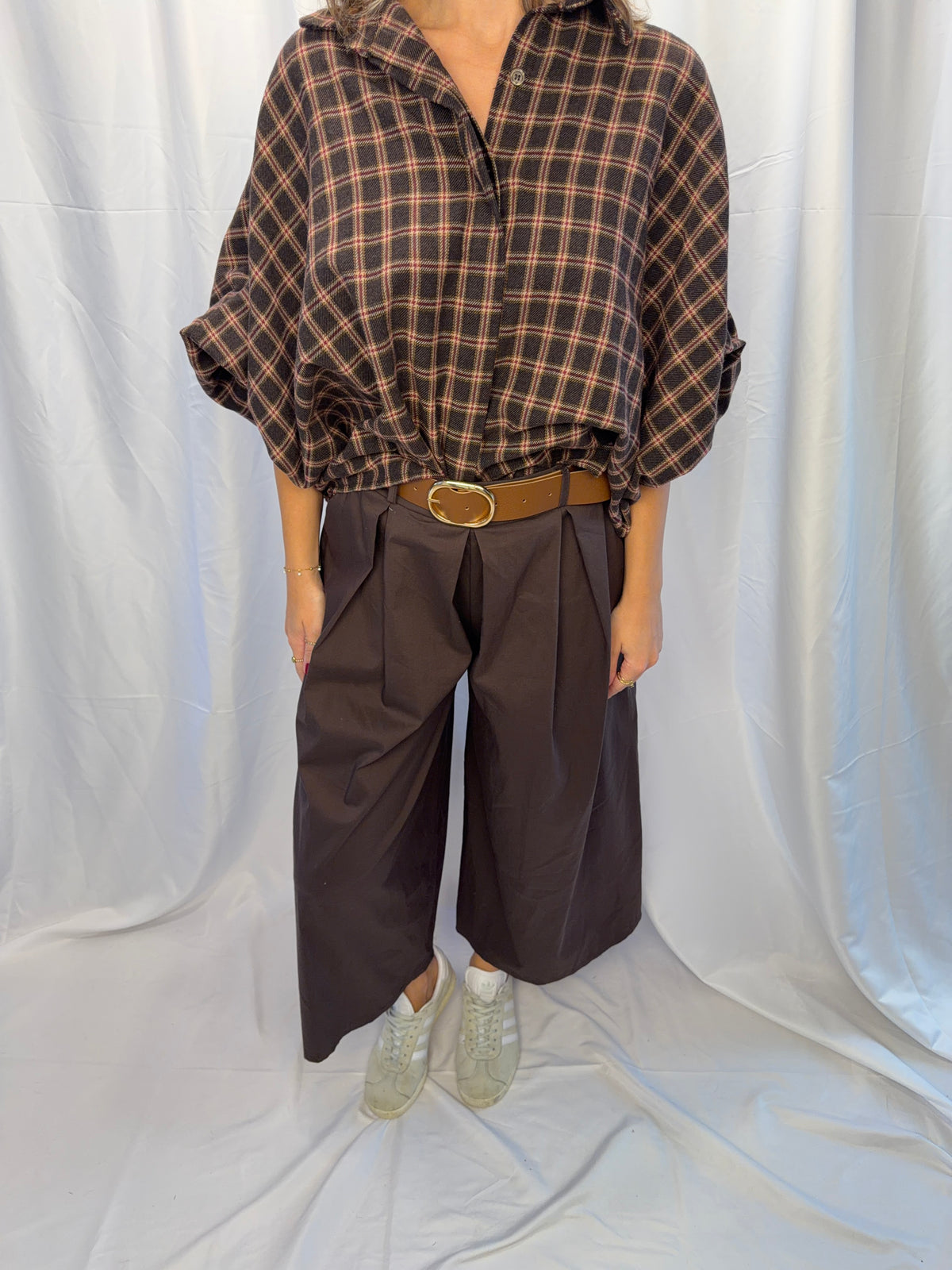 Culotte Hose Onesize mit Gürtel