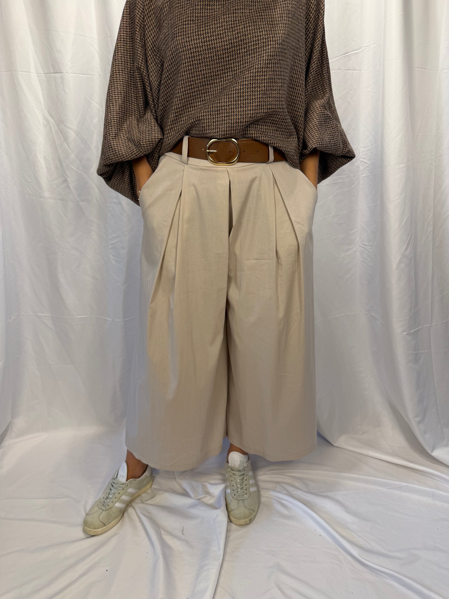Culotte Hose Onesize mit Gürtel