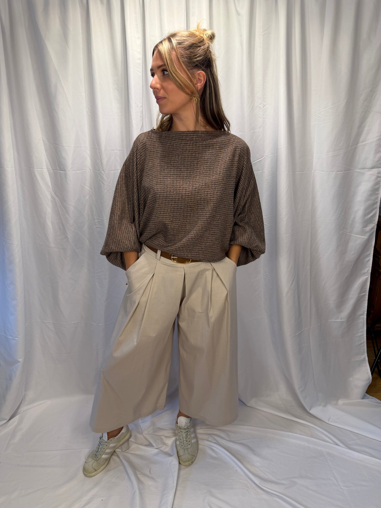 Culotte Hose Onesize mit Gürtel