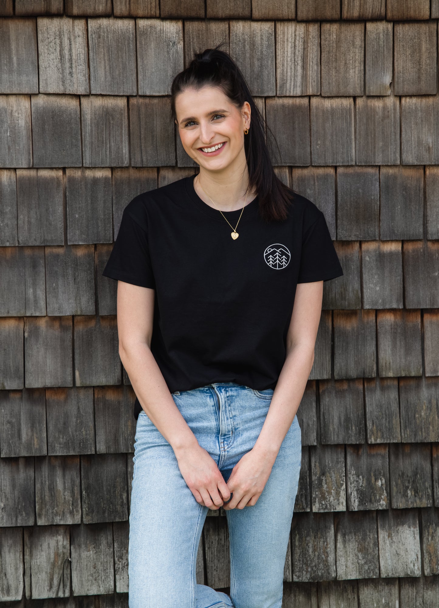 Woidlogo Shirt schwarz