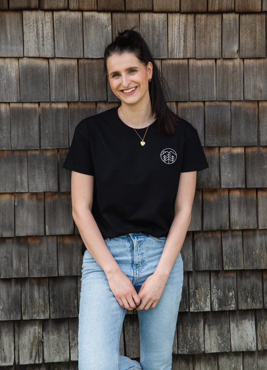 Woidlogo Shirt schwarz